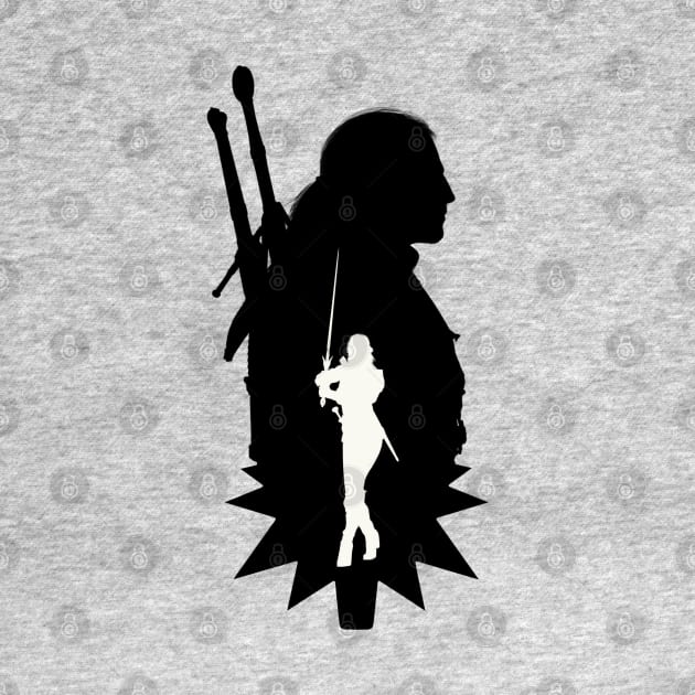 Geralt And Ciri by Masterpopmind